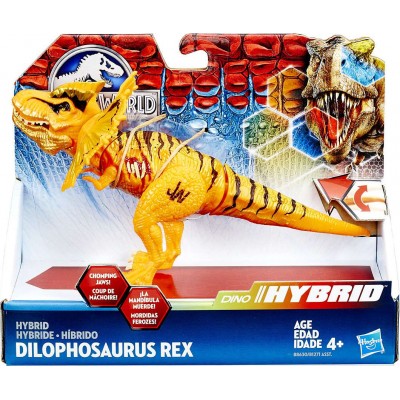 Jurassic World Bashers & Biters Hybrid Dilophosaurus Rex Action Figure   